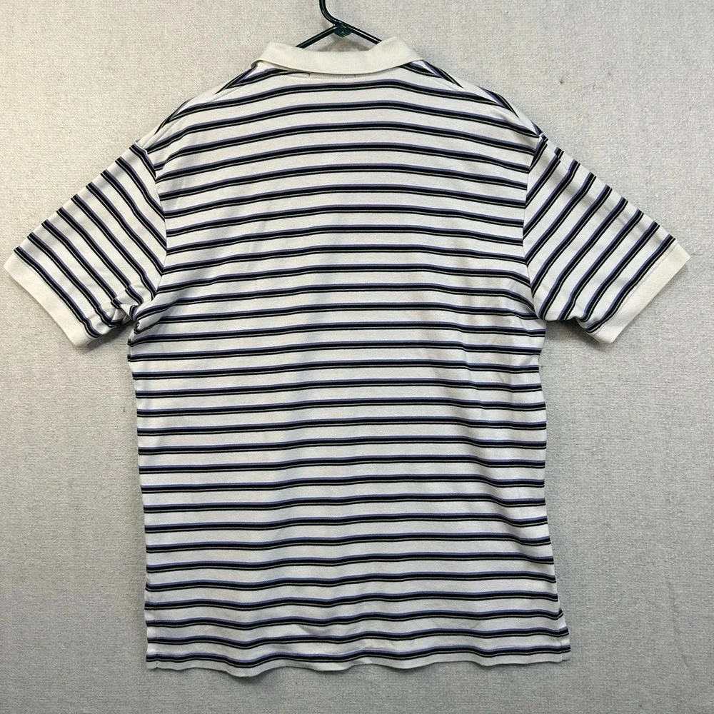 Polo‎ by Ralph Lauren Polo Shirt Men's Large Casual Striped Short Sleeve Flawed